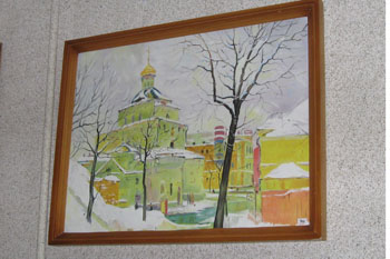 Картина «Золотые ворота зимой», занявшая второе место